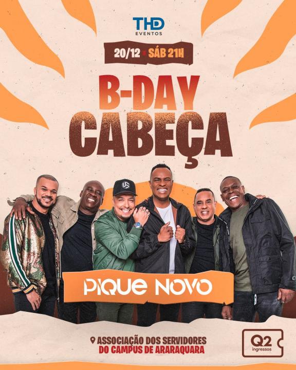 Foto 1 de 5 — Vendas para Pique Novo explodem e grupo promete show inesquecível em Araraquara